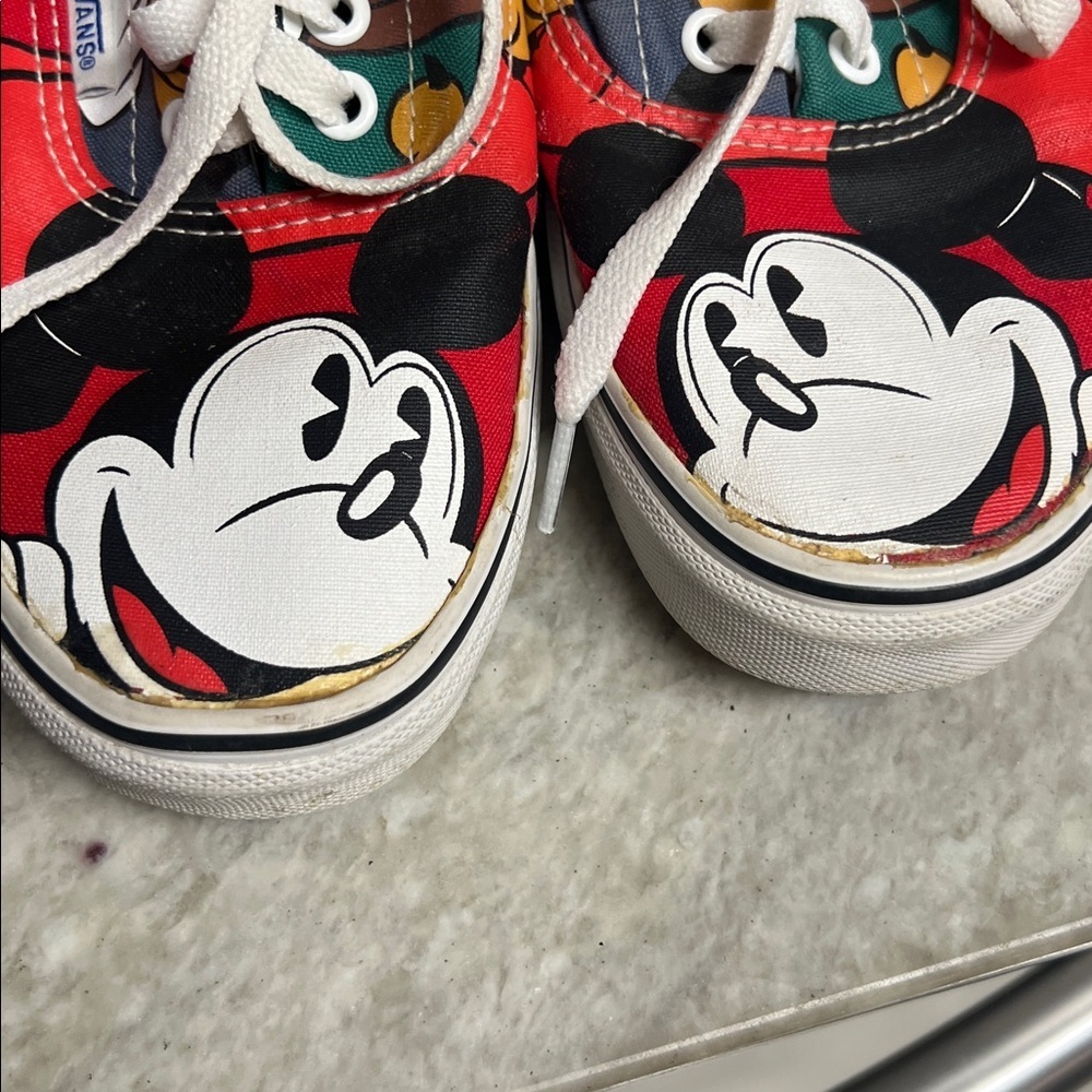 ⨠Disney x Vans Mickey Mouse Sneakers â Womenâs 9.5 ⨠- Picture 7 of 8